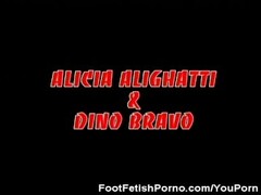 Alicia Alighatti Gives A Footjob Thumb