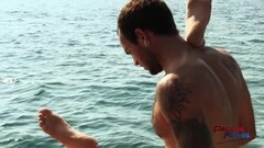 Maxx Fitch barebacks Andrew Collins in a boat Thumb