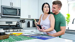 Boyfriend Freeuses His Girl While She Works on Preparing a Draft - Fuckanytime Thumb