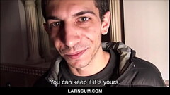 Straight Amateur Scruffy Latino Boy Gay For Pay With Big Dick Filmmaker POV Thumb