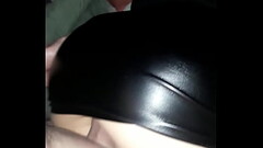 Leather mini skirt Thumb